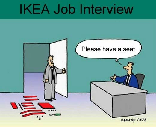 IKEA Job Interview Cartoon