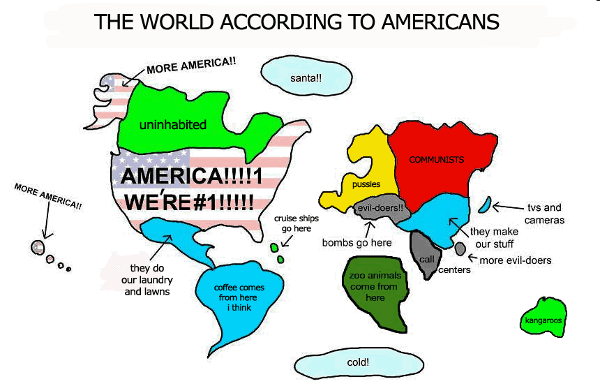 Cartoon World according to Americans