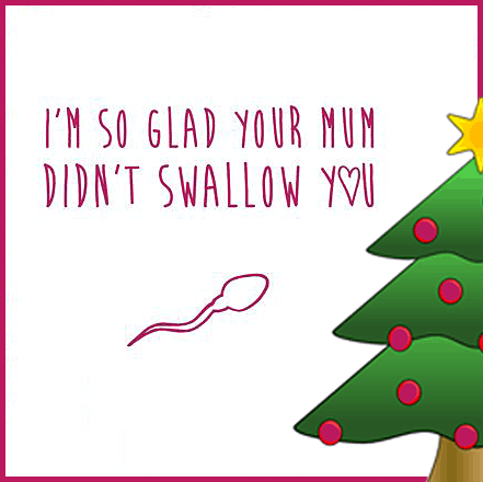 a naughty christmas card.