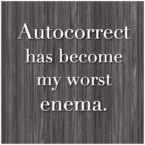 A misspell around autocorrect