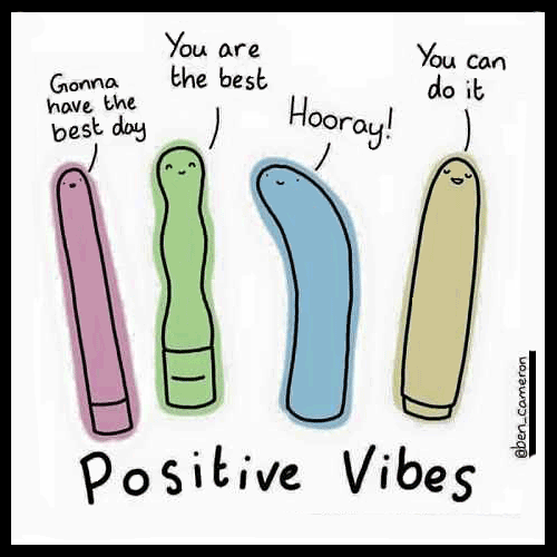cute graphic of some positive vibes