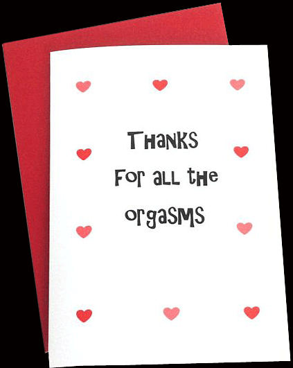 a very special thank you card for him or her.