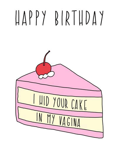 Hid Your Birthday Cake, a funny cartoon.