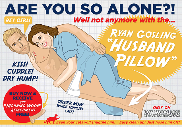 A new pillow for women to cuddle