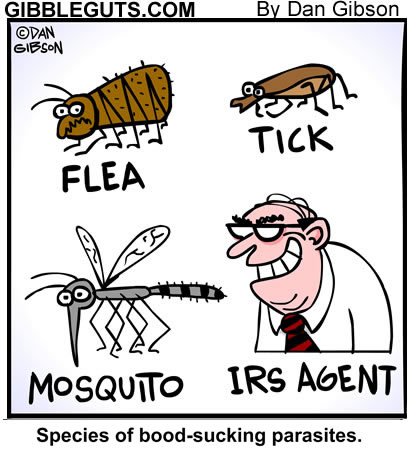 Irs shown on list of blood-sucking parasites like the mosquitoes